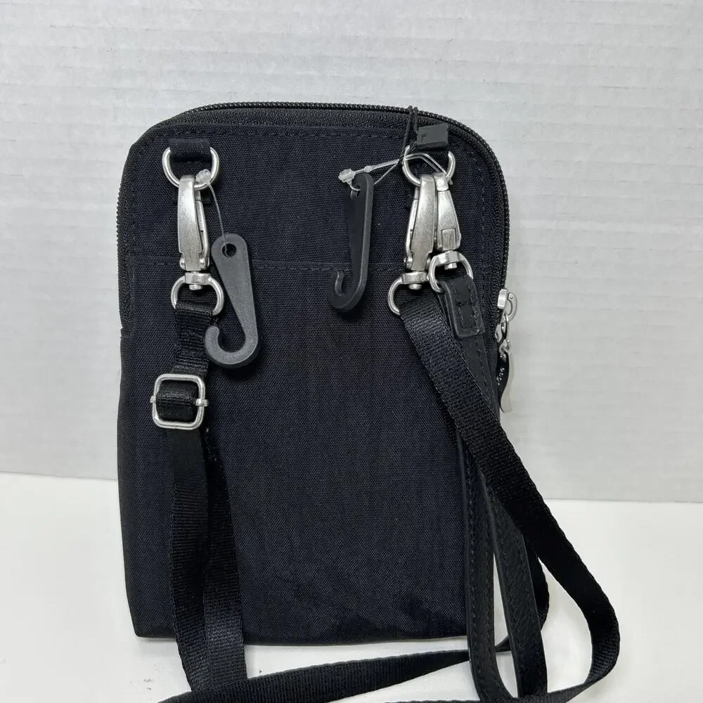 Baggallini Take Two Large RFID Bryant Crossbody - Black